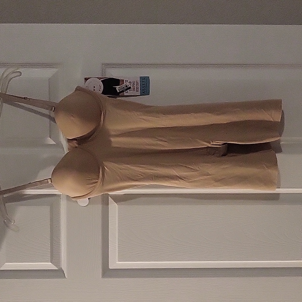 Assets By Spanx Tan Shapewear Bodysuit